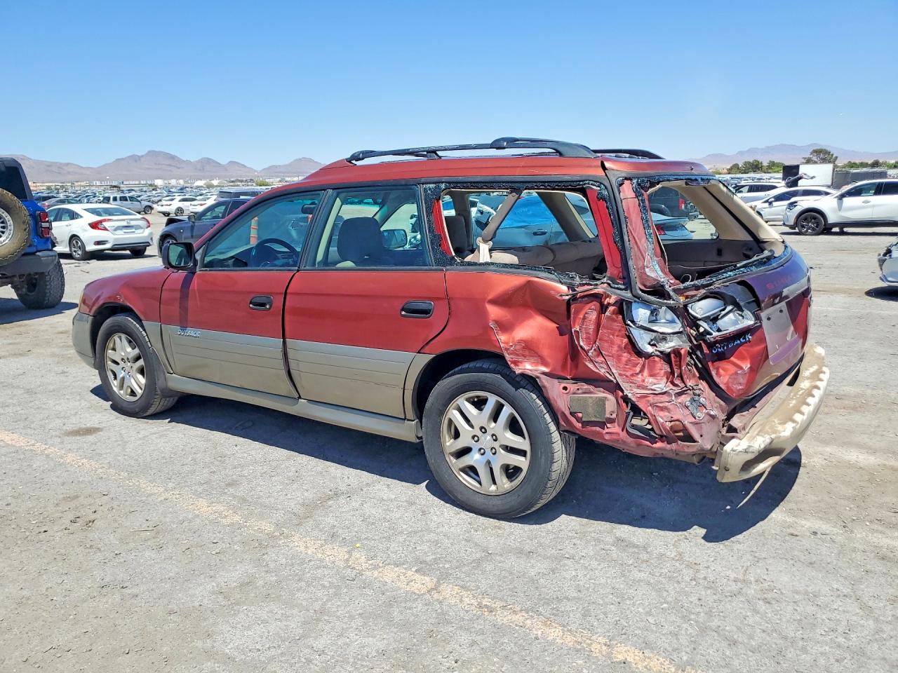 2004 Subaru Legacy Outback Awp Brown vin: 4S3BH675147625302