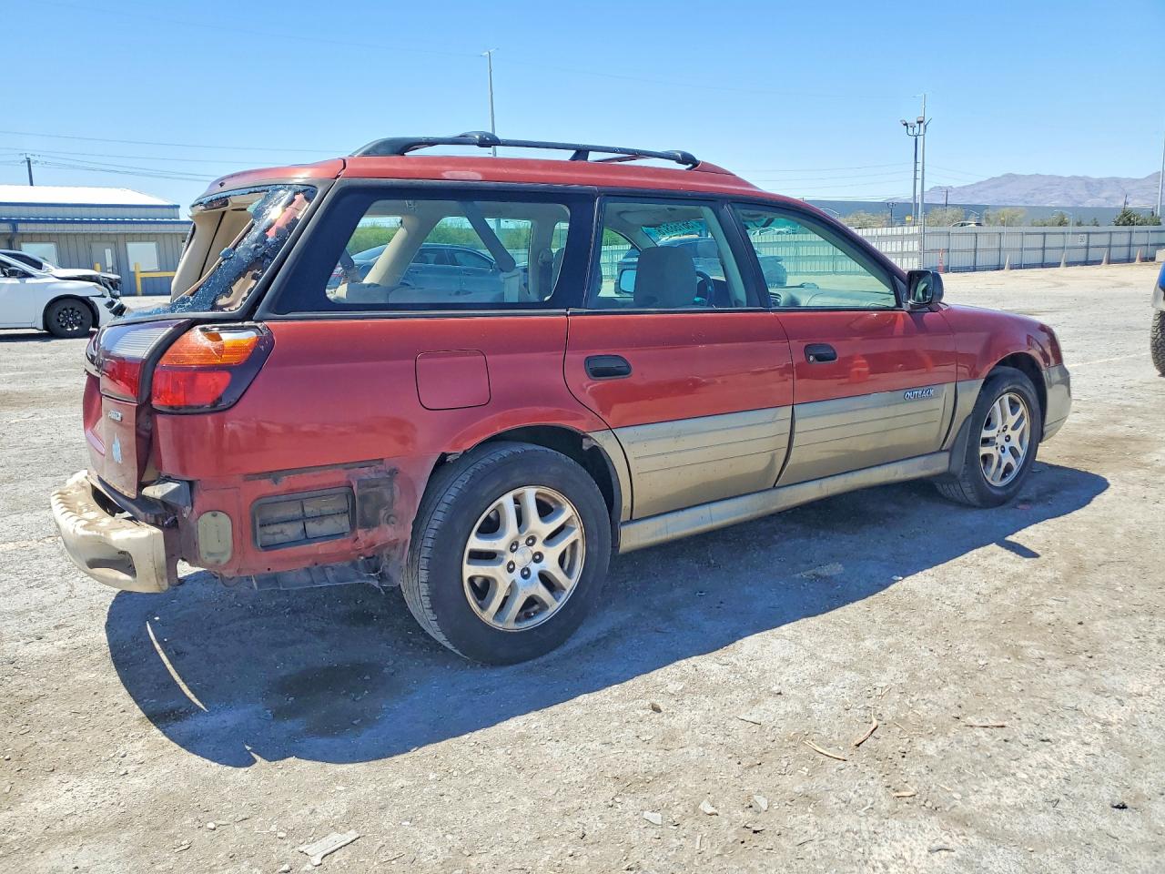 2004 Subaru Legacy Outback Awp Brown vin: 4S3BH675147625302