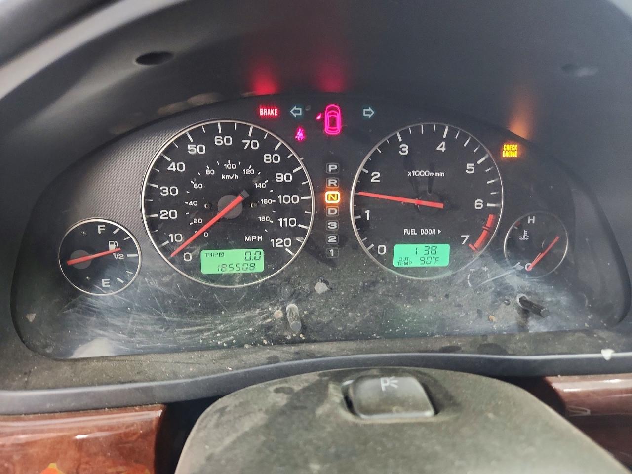 2004 Subaru Legacy Outback Awp Silver vin: 4S3BH675147638518