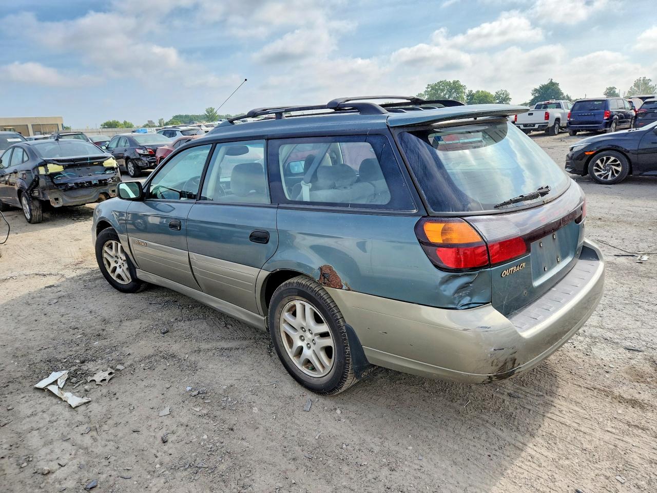 2001 Subaru Legacy Outback Awp Green vin: 4S3BH675216603973
