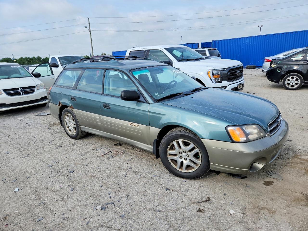 2001 Subaru Legacy Outback Awp Green vin: 4S3BH675216603973