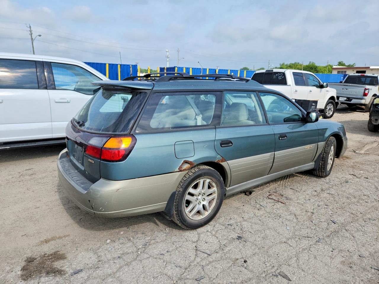 2001 Subaru Legacy Outback Awp Green vin: 4S3BH675216603973