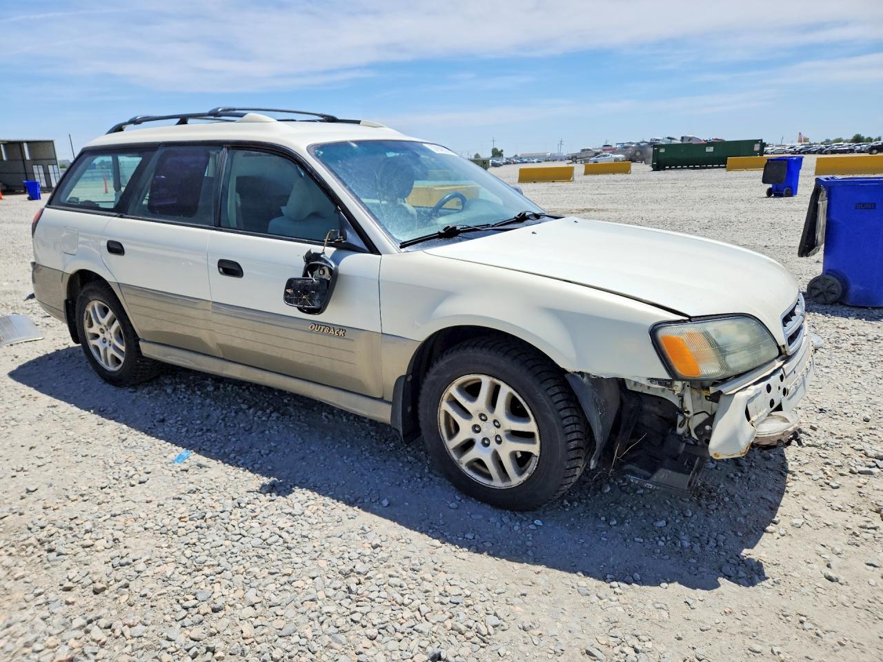 2002 Subaru Legacy Outback Awp White vin: 4S3BH675226611069