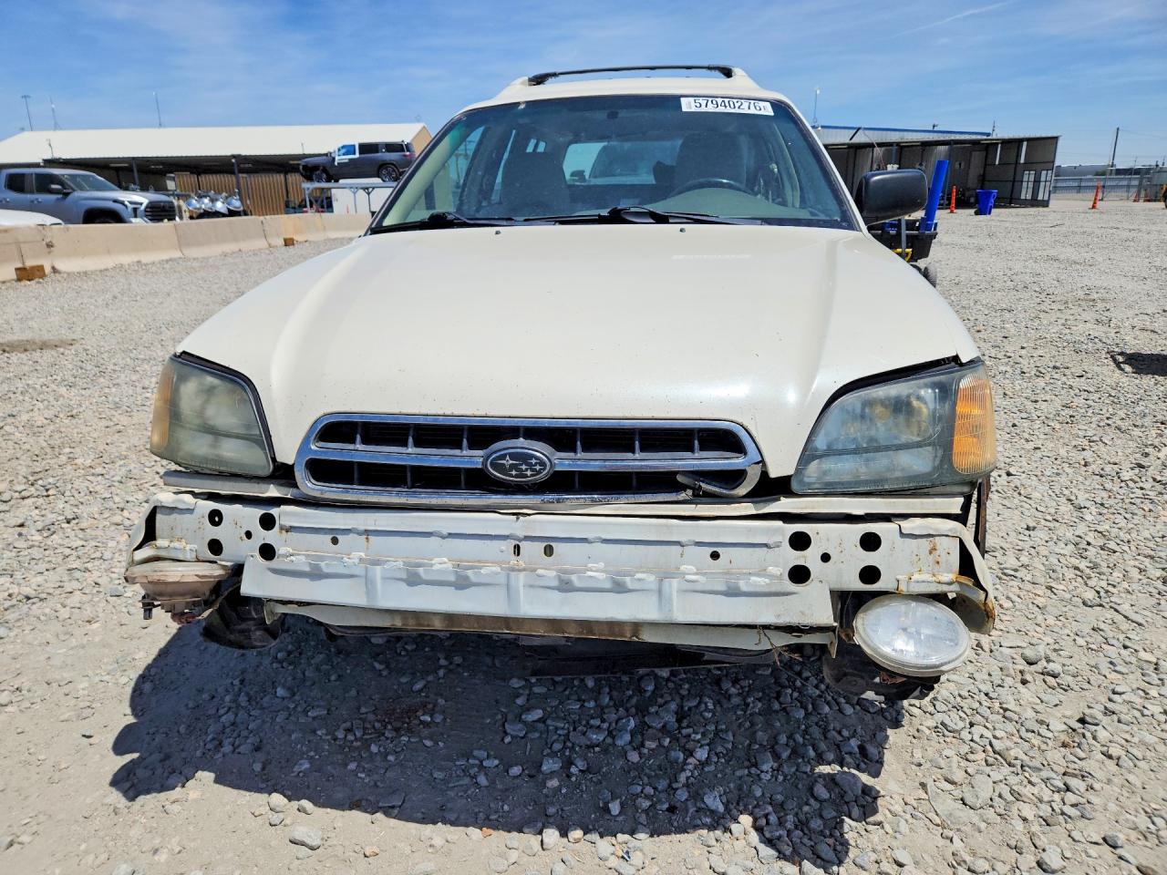 2002 Subaru Legacy Outback Awp White vin: 4S3BH675226611069