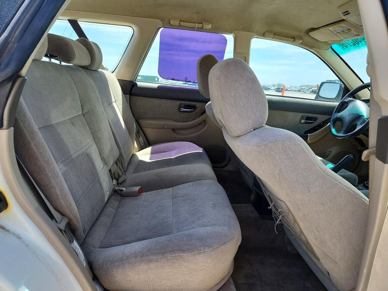 2002 Subaru Legacy Outback Awp White vin: 4S3BH675226611069