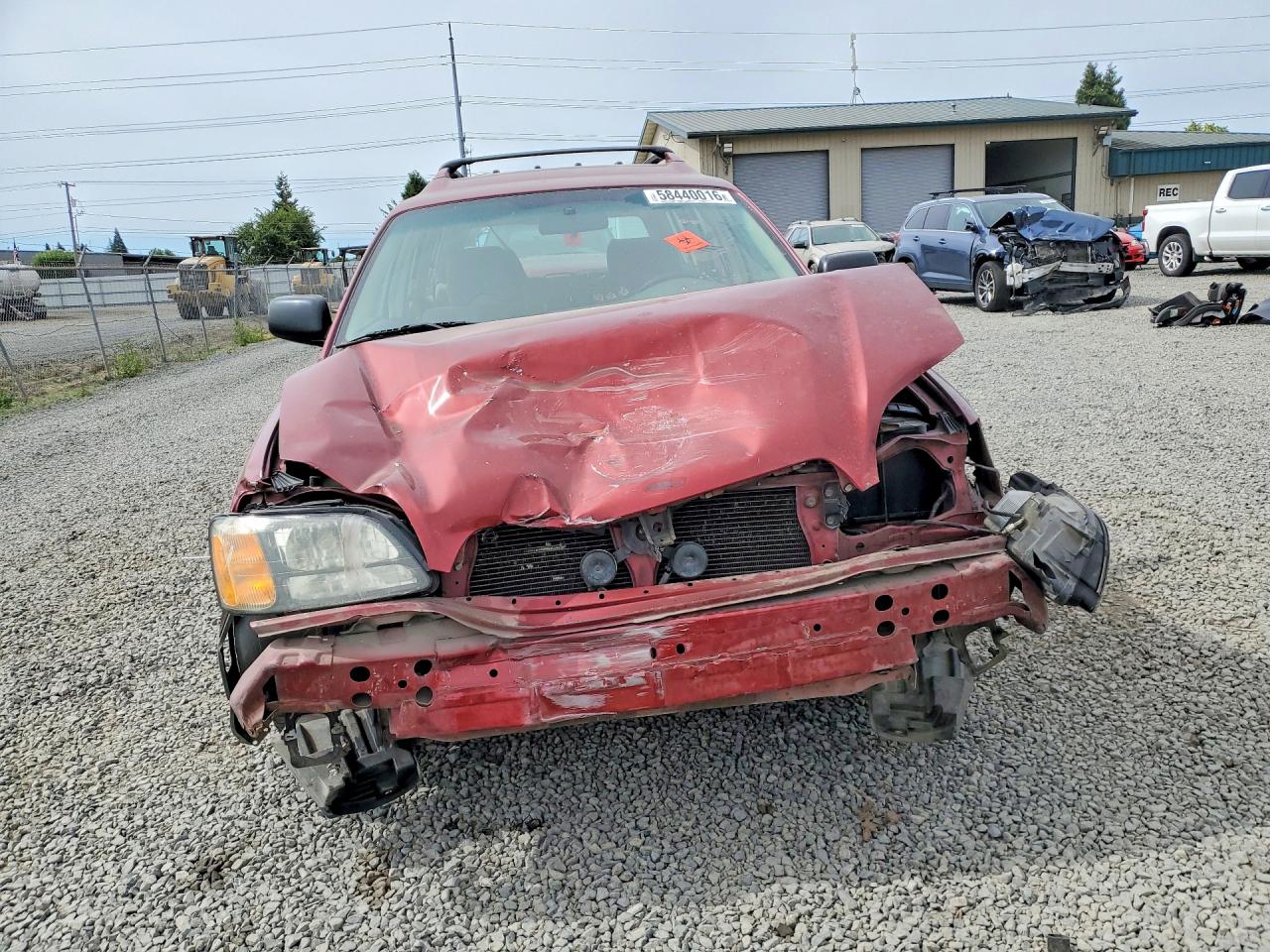 2002 Subaru Legacy Outback Awp Темно-бордовый vin: 4S3BH675227604696