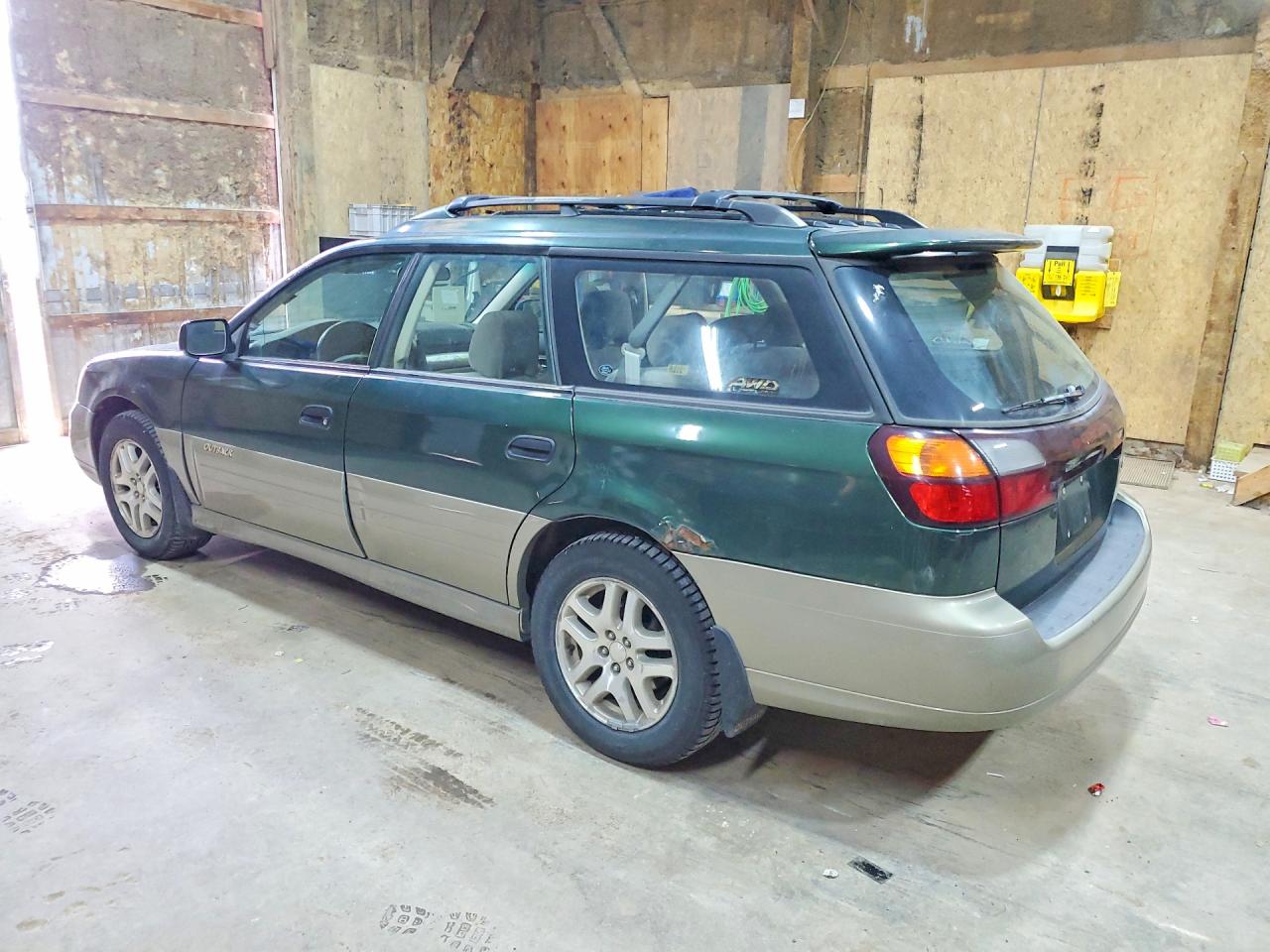 2002 Subaru Legacy Outback Awp Green vin: 4S3BH675227638489