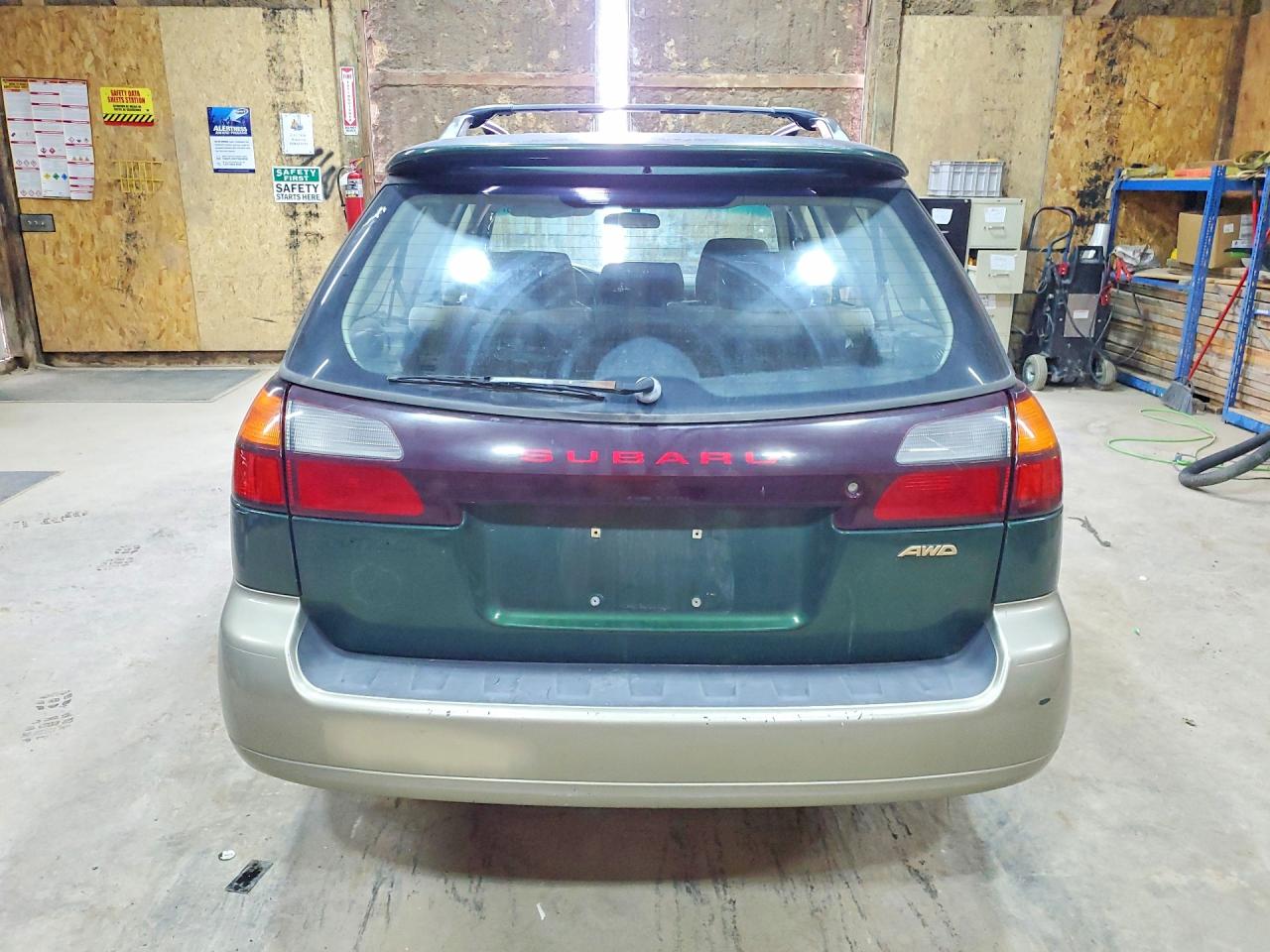 2002 Subaru Legacy Outback Awp Green vin: 4S3BH675227638489