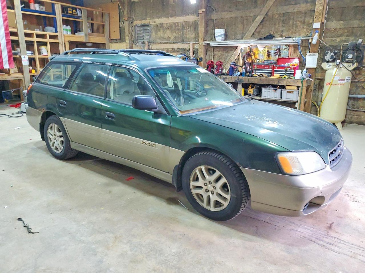 2002 Subaru Legacy Outback Awp Green vin: 4S3BH675227638489