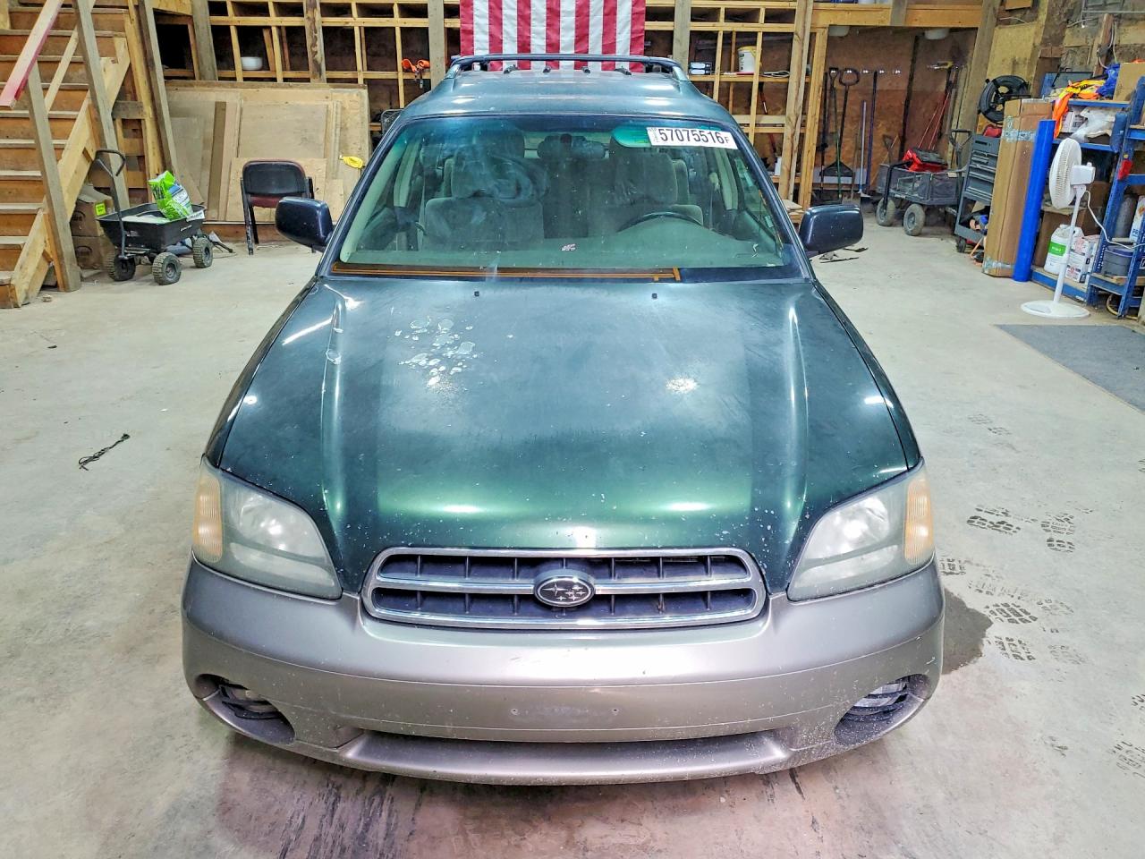 2002 Subaru Legacy Outback Awp Green vin: 4S3BH675227638489