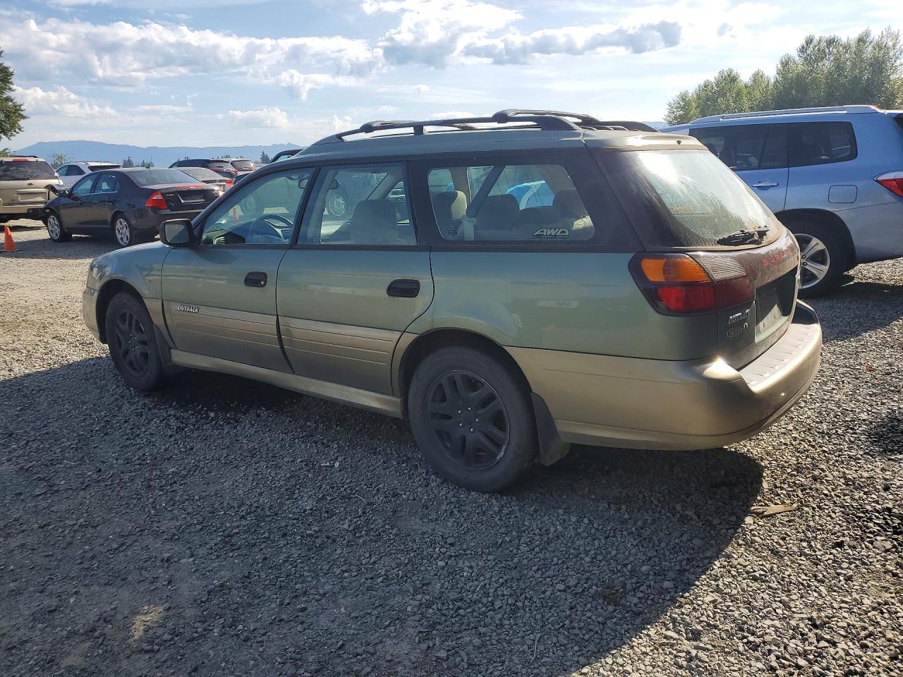 2004 Subaru Legacy Outback Awp Green vin: 4S3BH675247612333
