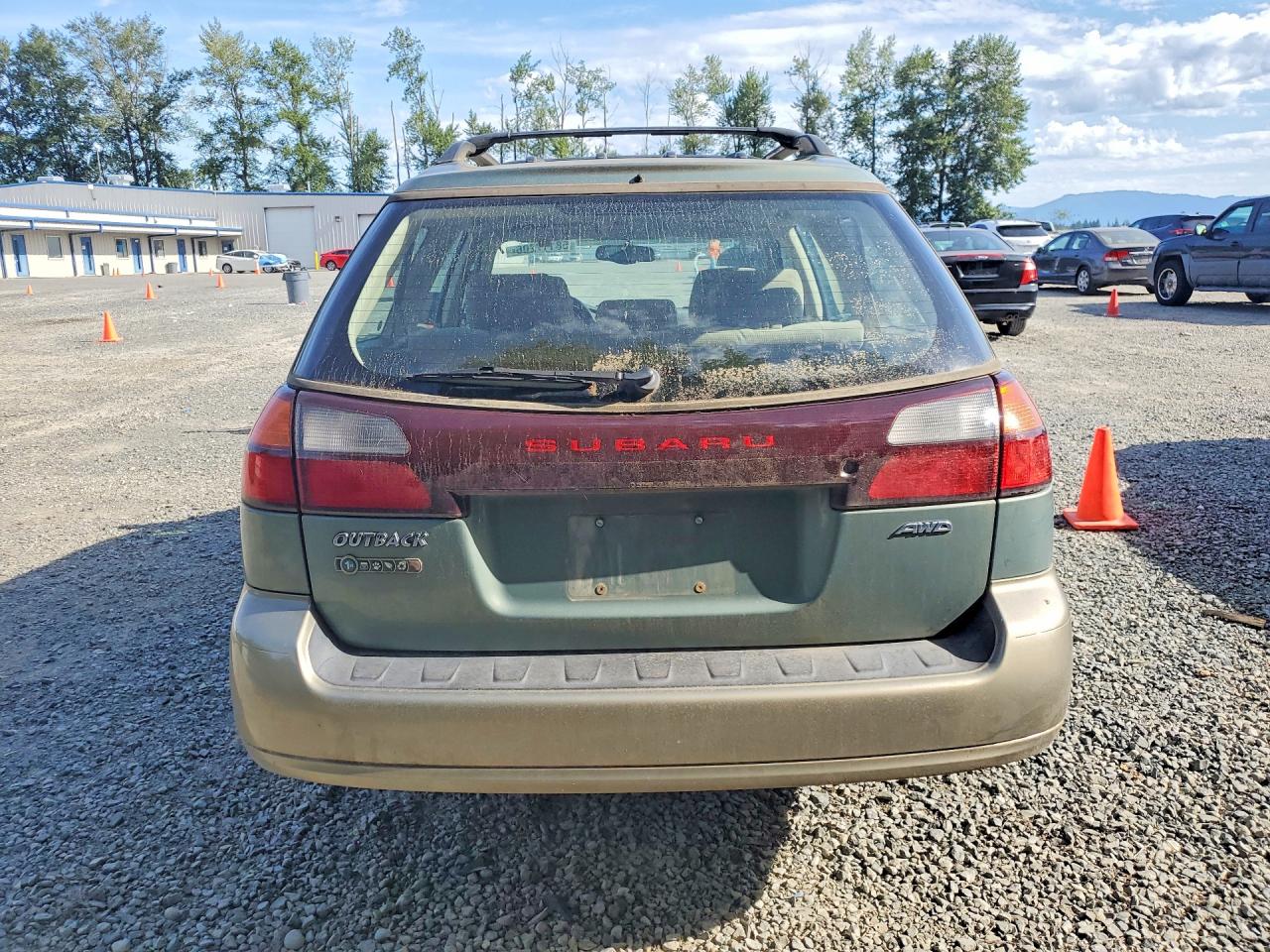 2004 Subaru Legacy Outback Awp Green vin: 4S3BH675247612333