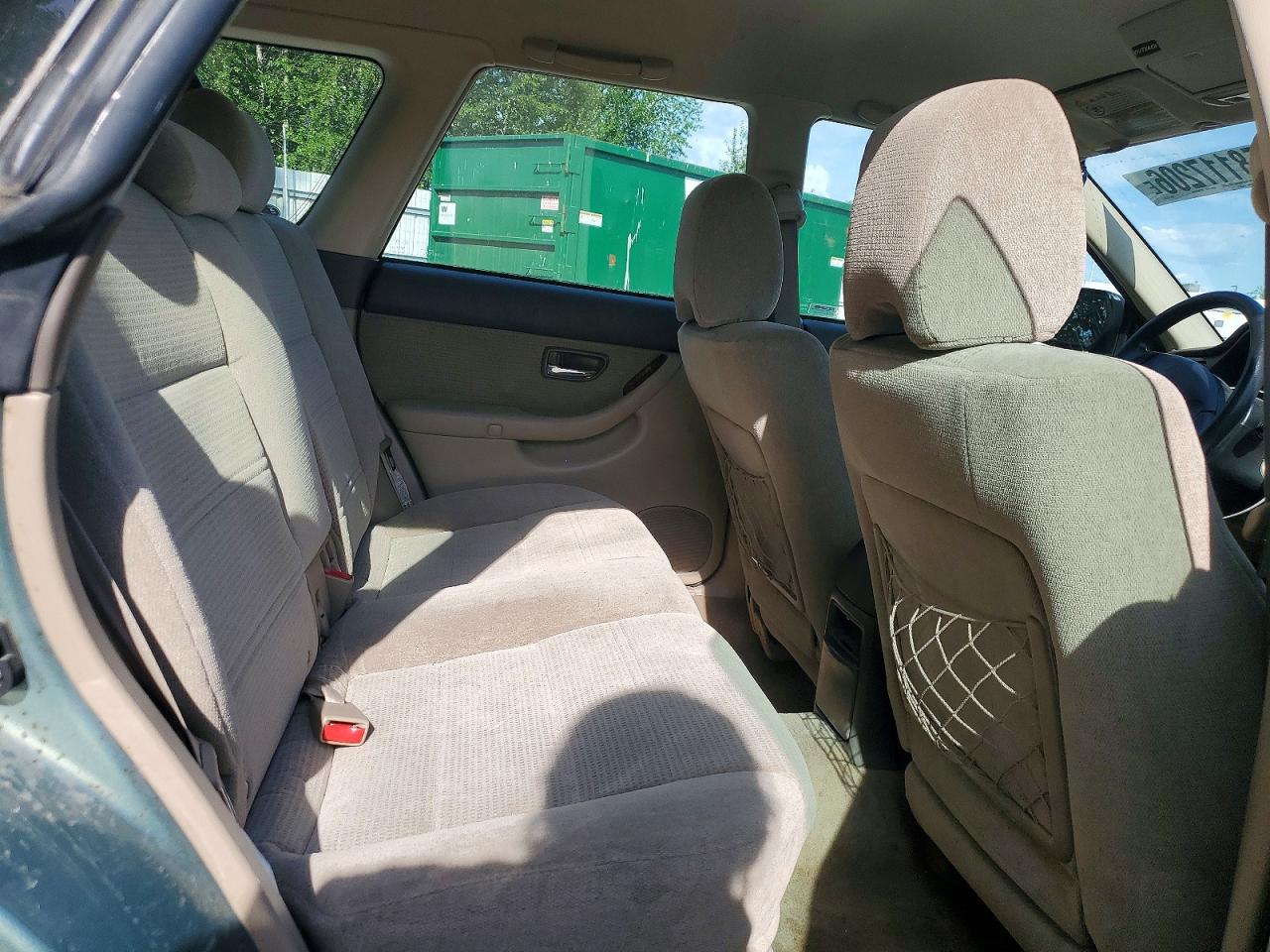 2004 Subaru Legacy Outback Awp Green vin: 4S3BH675247612333