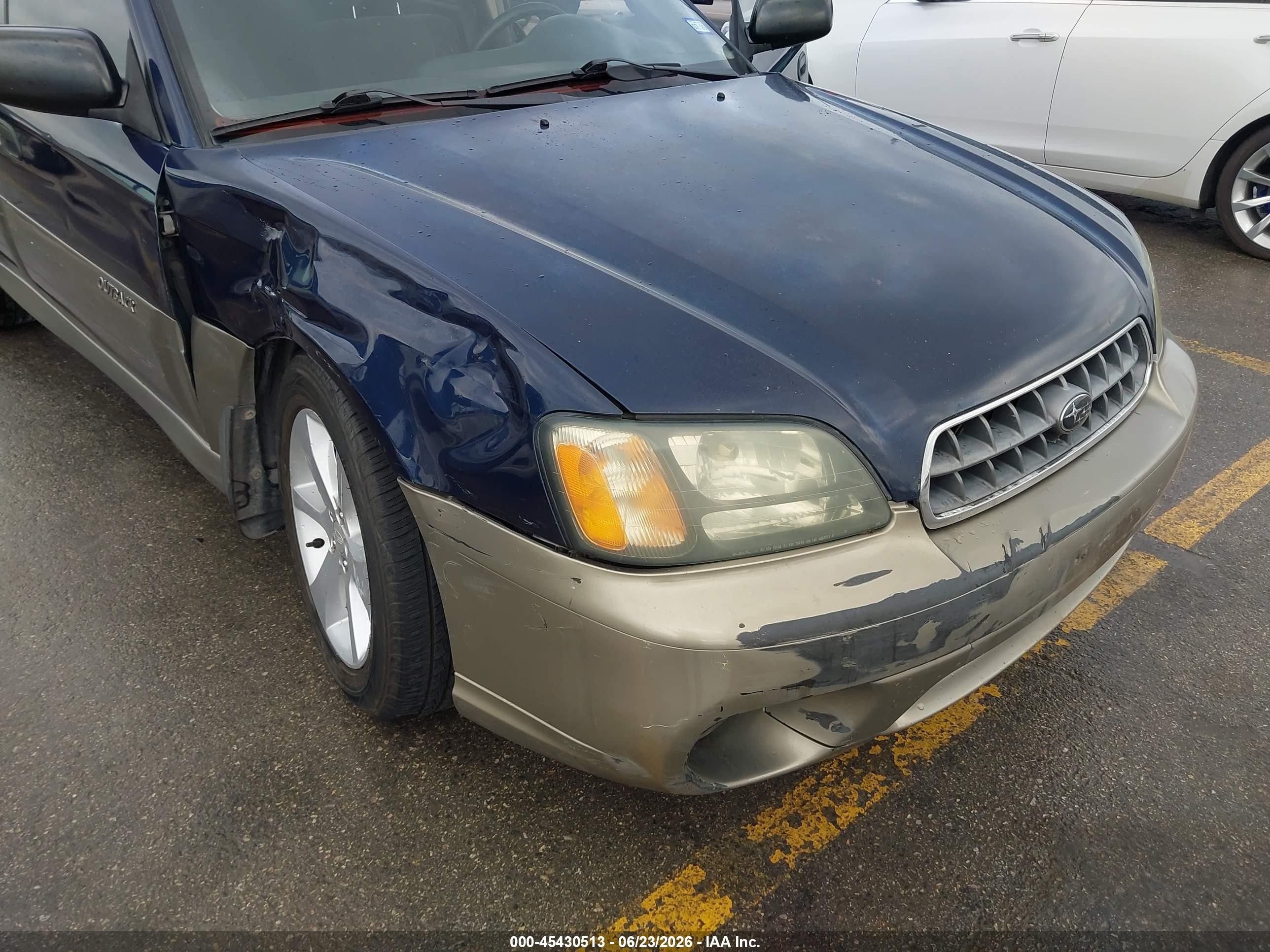 2004 Subaru Outback   Синий vin: 4S3BH675247636244