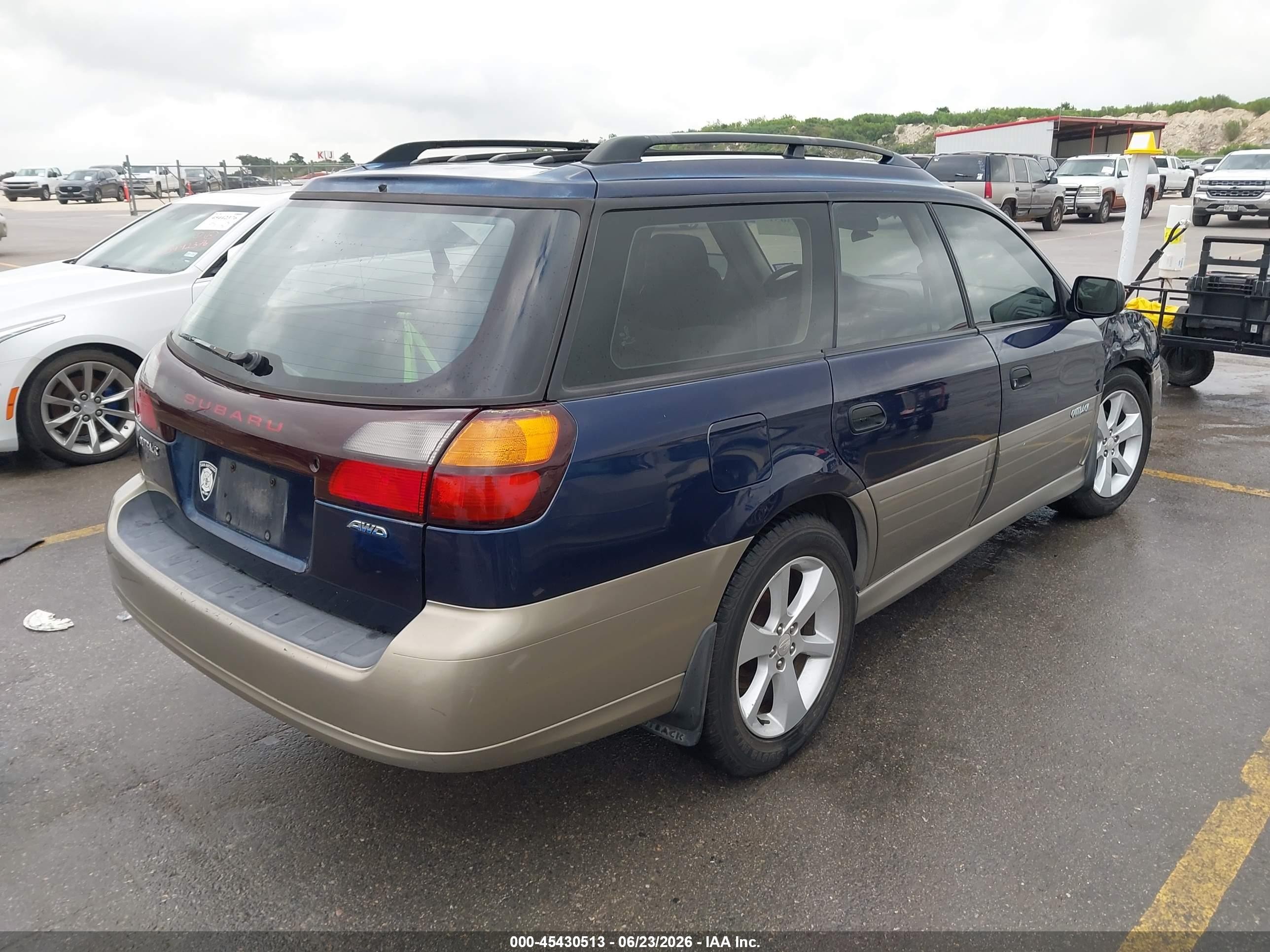 2004 Subaru Outback   Синий vin: 4S3BH675247636244
