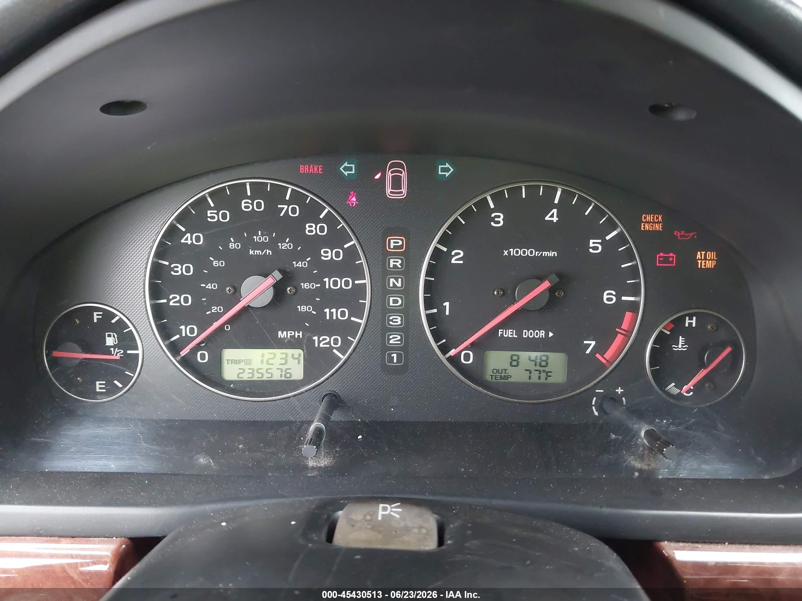 2004 Subaru Outback   Синий vin: 4S3BH675247636244