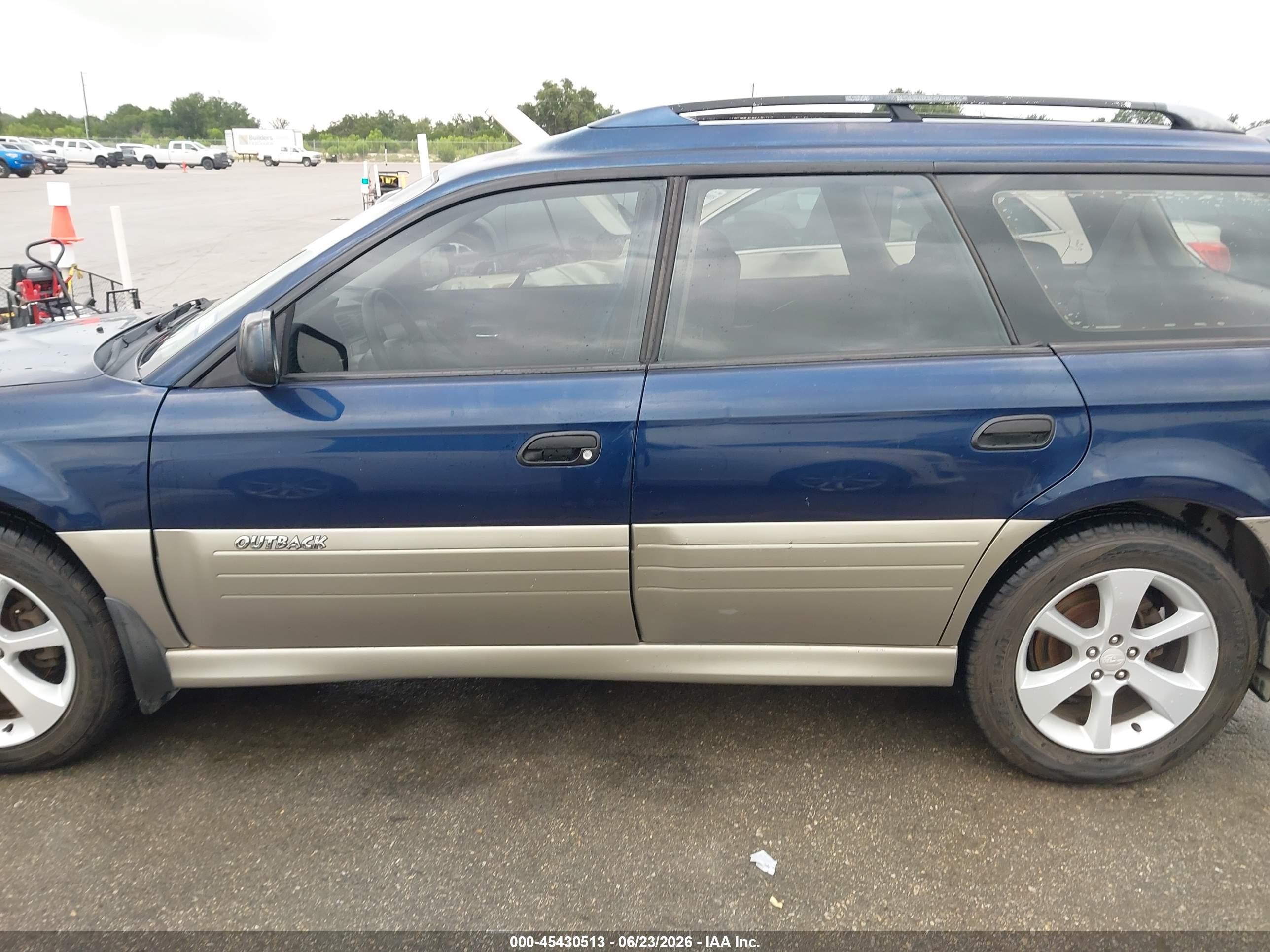 2004 Subaru Outback   Синий vin: 4S3BH675247636244