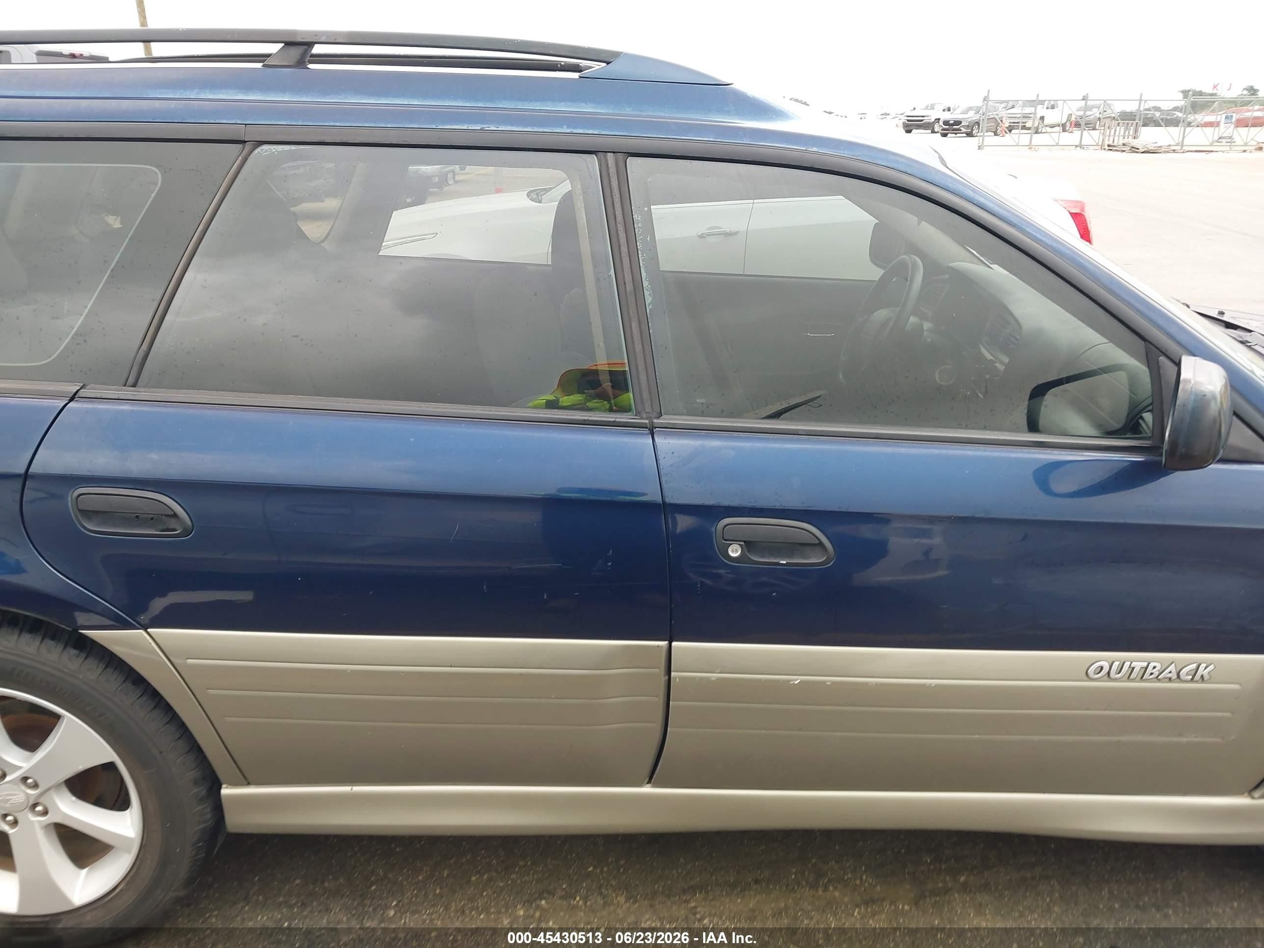 2004 Subaru Outback   Синий vin: 4S3BH675247636244