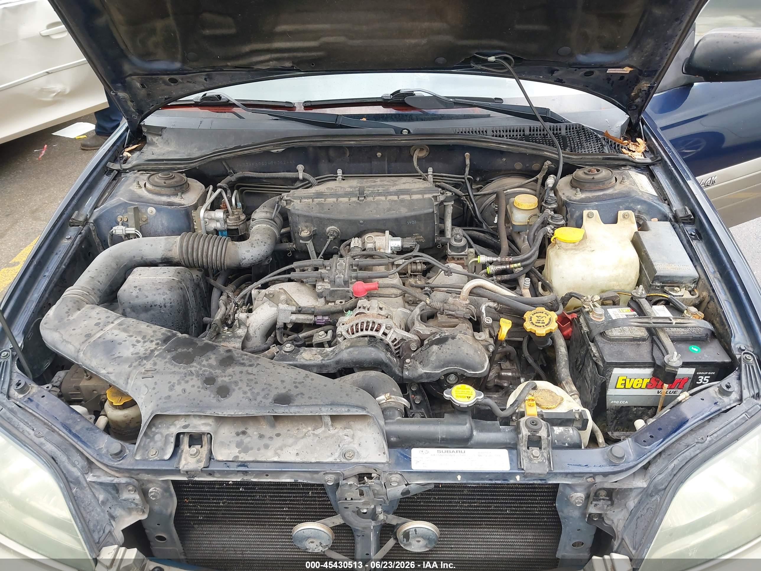 2004 Subaru Outback   Синий vin: 4S3BH675247636244