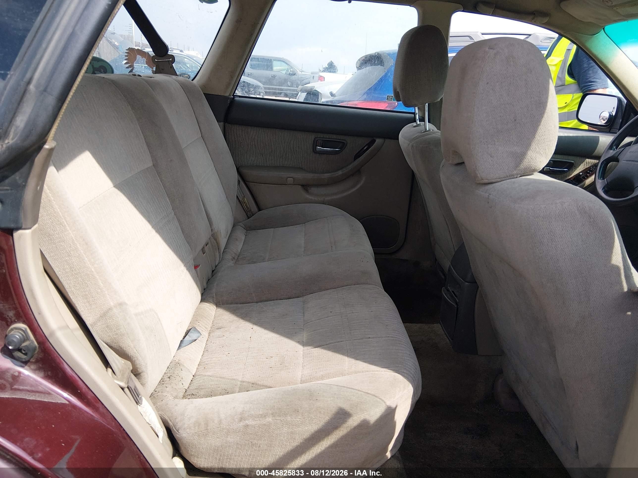 2000 Subaru Outback   Red vin: 4S3BH6752Y7661795