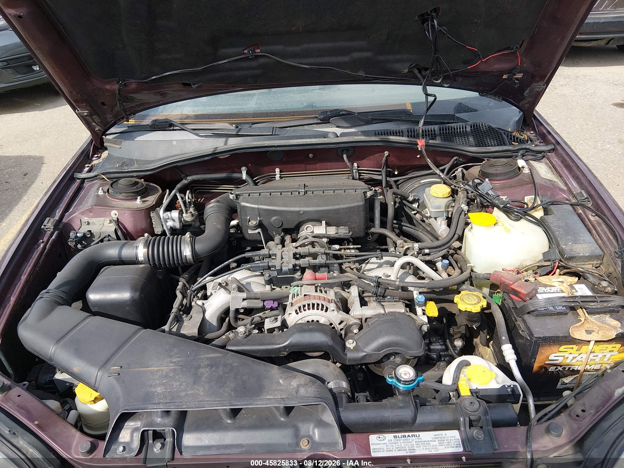 2000 Subaru Outback   Red vin: 4S3BH6752Y7661795