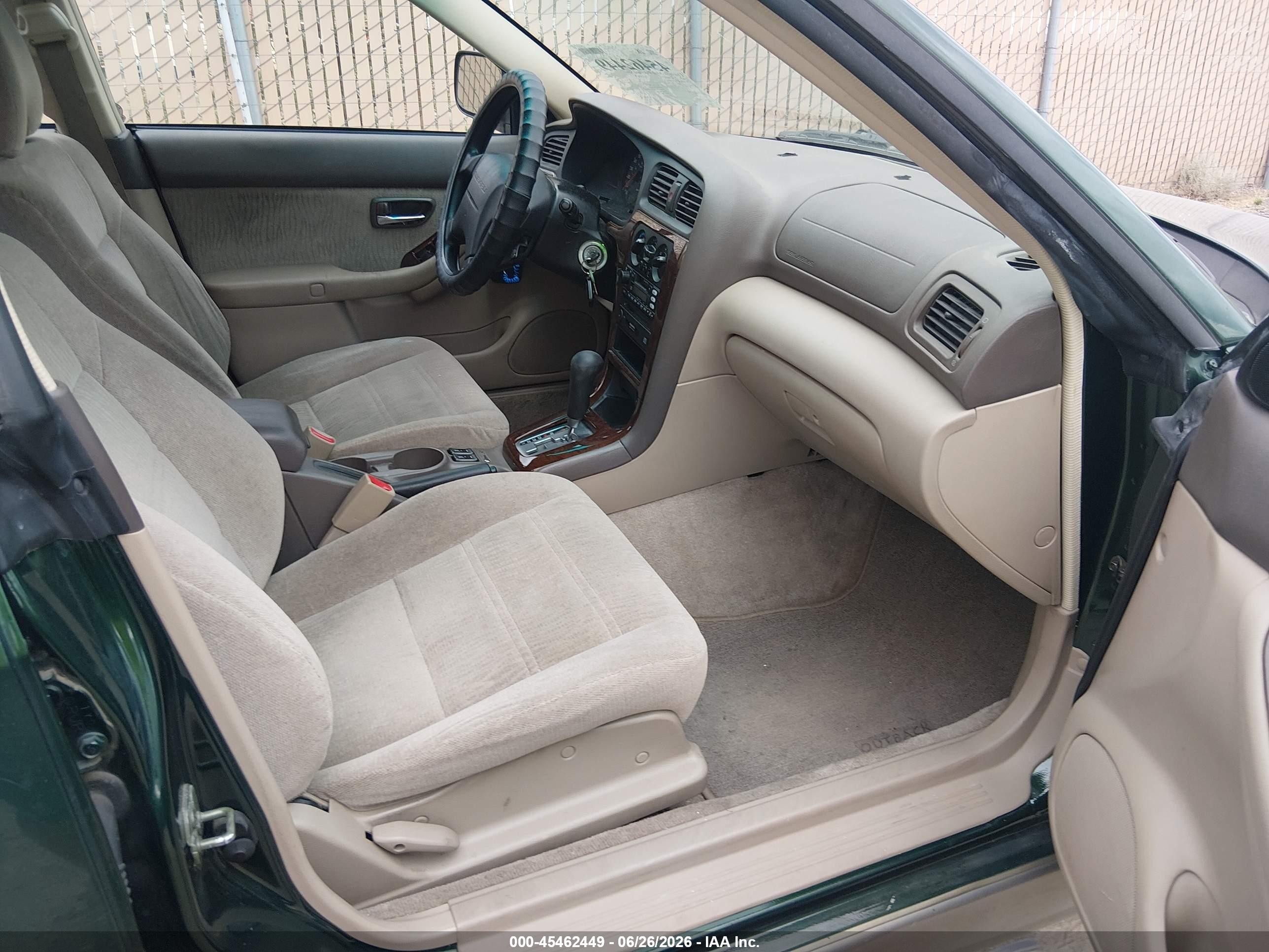 2002 Subaru Outback   Зеленый vin: 4S3BH675327638873