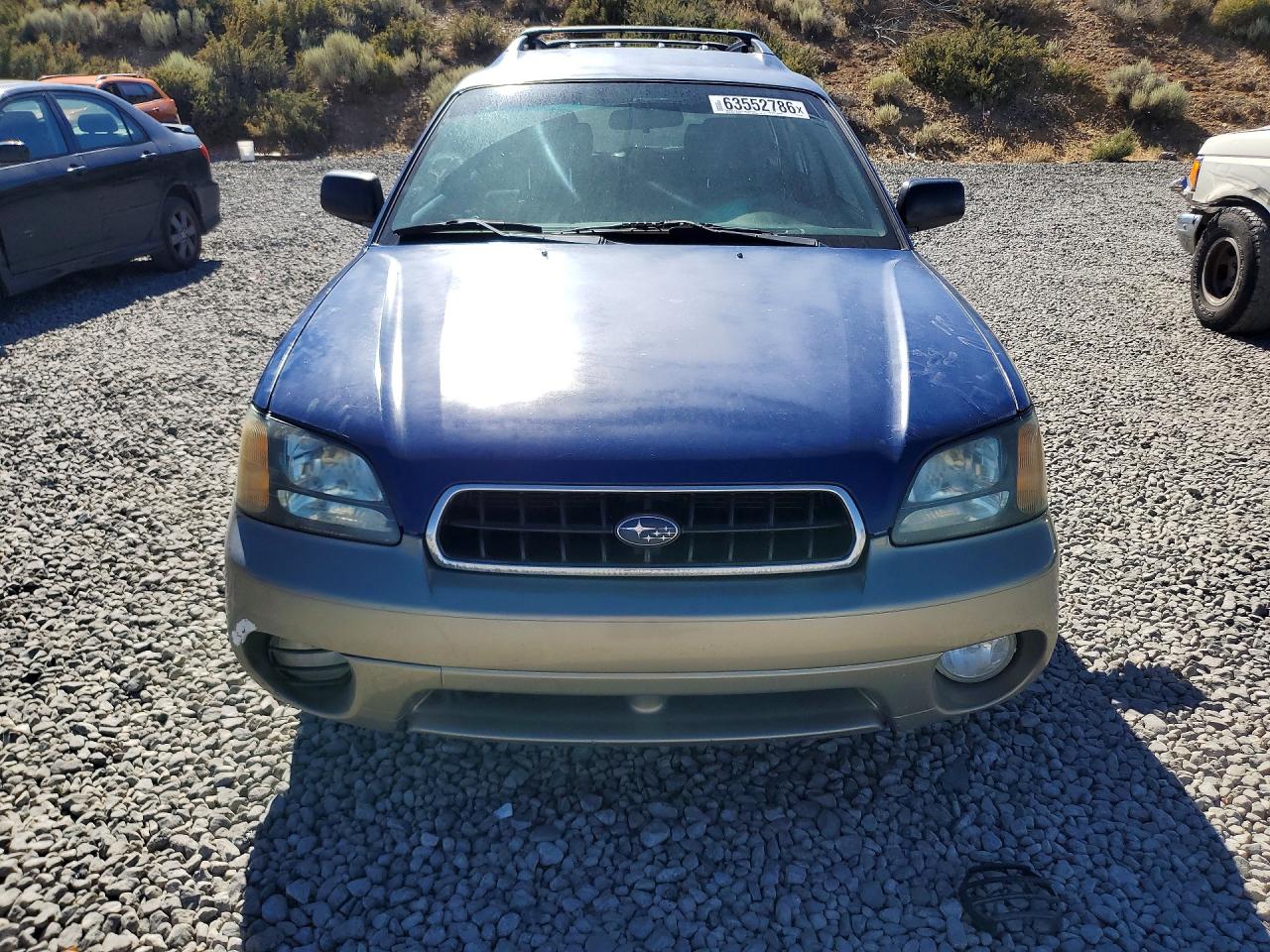 2003 Subaru Legacy Outback Awp Blue vin: 4S3BH675337657229