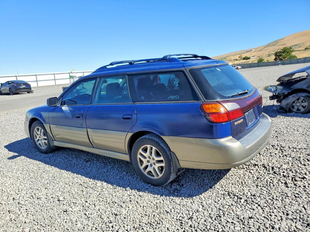 2003 Subaru Legacy Outback Awp Blue vin: 4S3BH675337657229