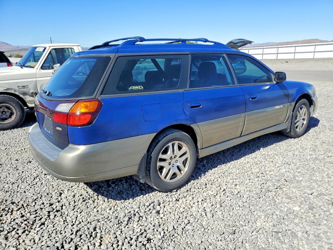 2003 Subaru Legacy Outback Awp Blue vin: 4S3BH675337657229
