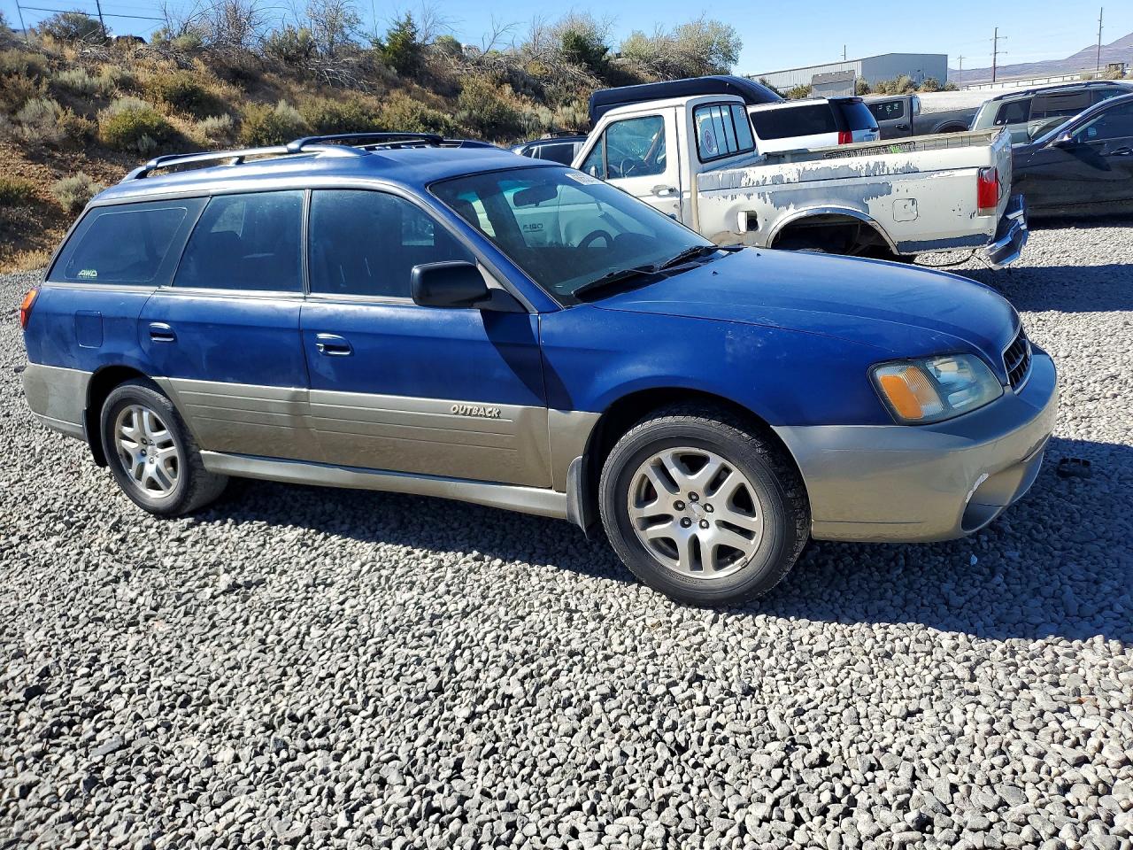 2003 Subaru Legacy Outback Awp Blue vin: 4S3BH675337657229