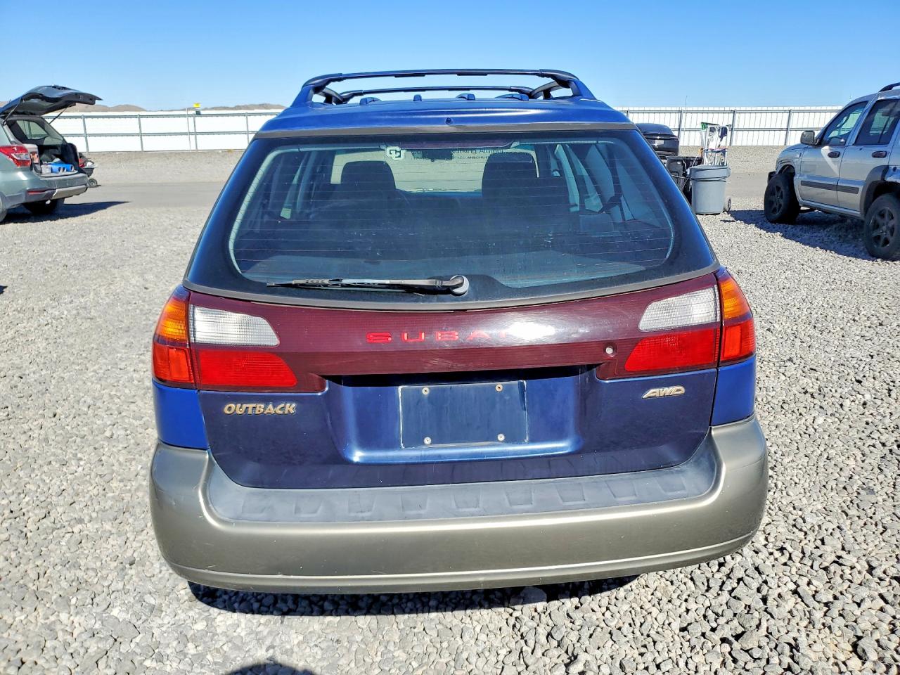 2003 Subaru Legacy Outback Awp Blue vin: 4S3BH675337657229