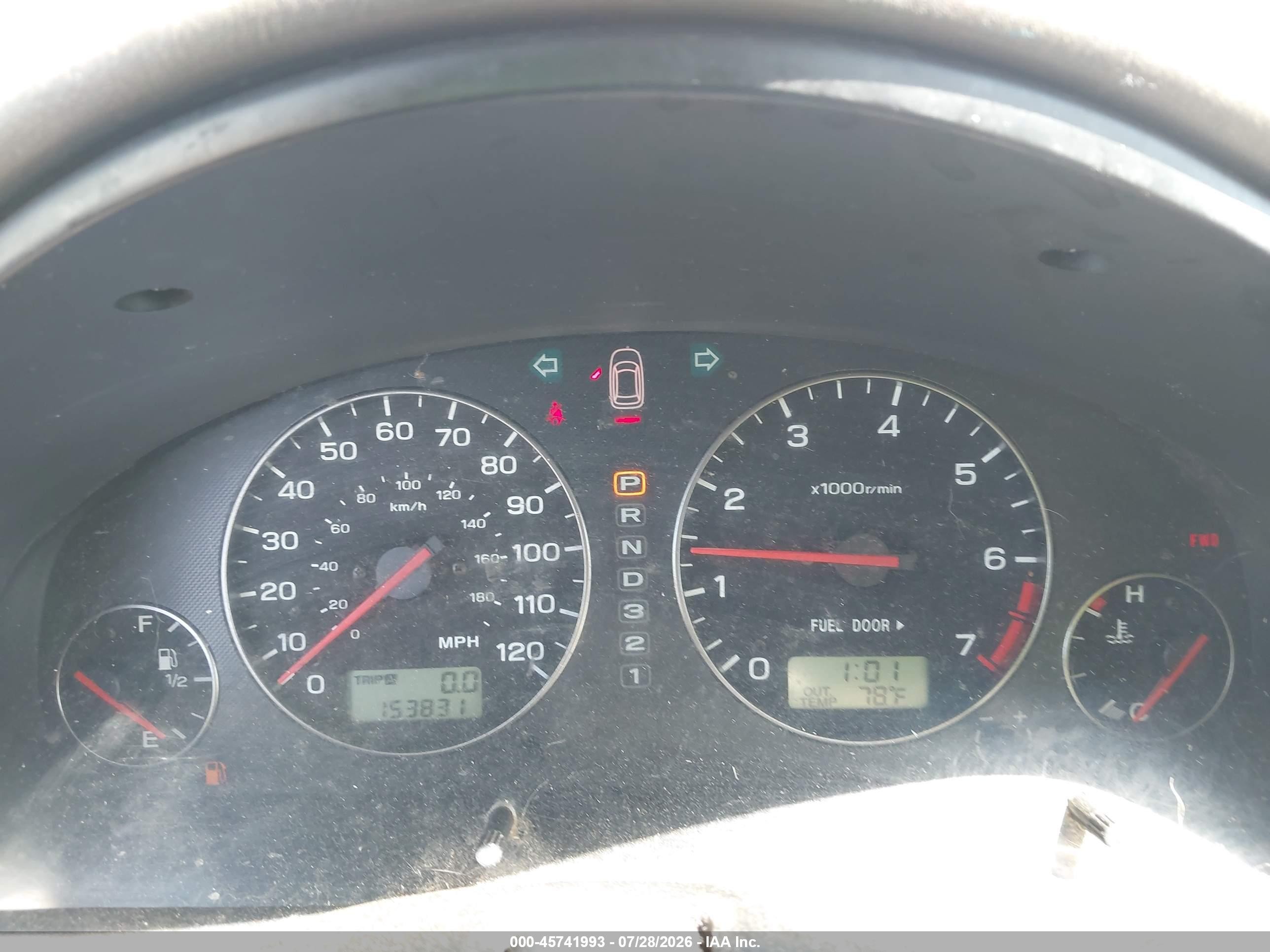 2004 Subaru Outback   White vin: 4S3BH675347607741