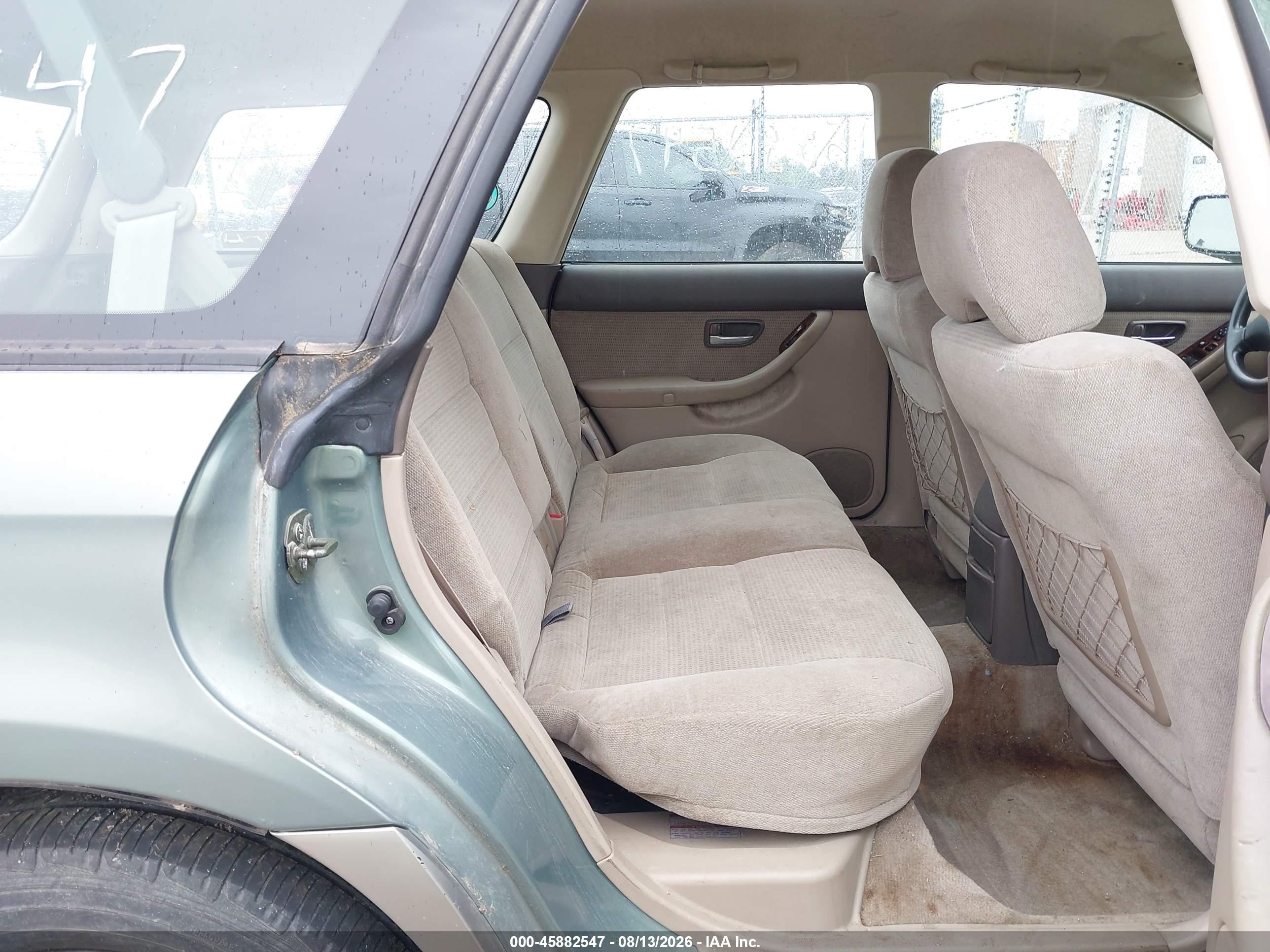 2003 Subaru Outback   Зеленый vin: 4S3BH675437611909