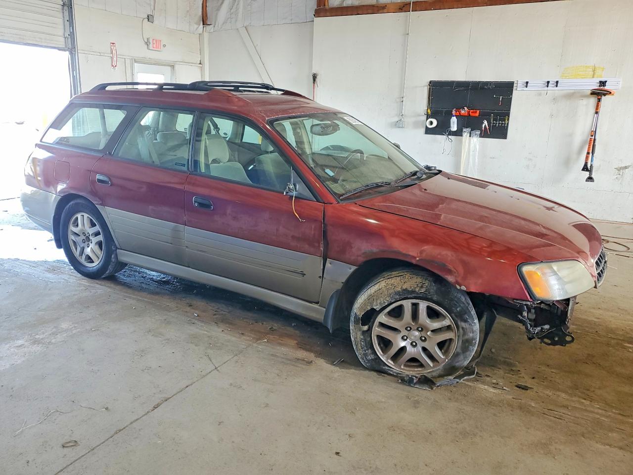 2003 Subaru Legacy Outback Awp Бордовый vin: 4S3BH675437621341
