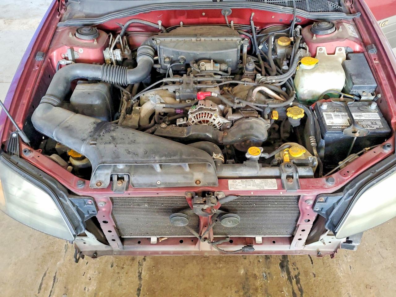 2003 Subaru Legacy Outback Awp Бордовый vin: 4S3BH675437621341
