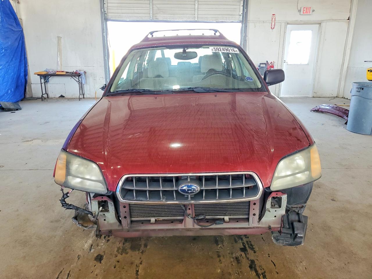 2003 Subaru Legacy Outback Awp Бордовый vin: 4S3BH675437621341