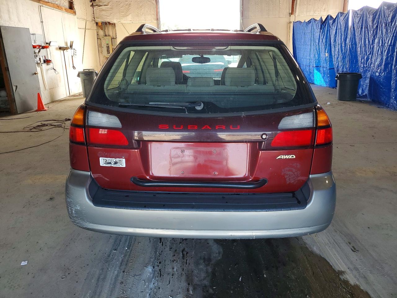 2003 Subaru Legacy Outback Awp Бордовый vin: 4S3BH675437621341