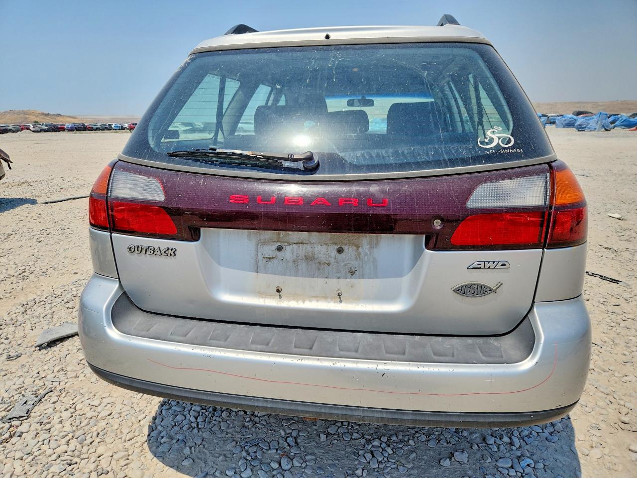 2004 Subaru Legacy Outback Awp Silver vin: 4S3BH675446626871