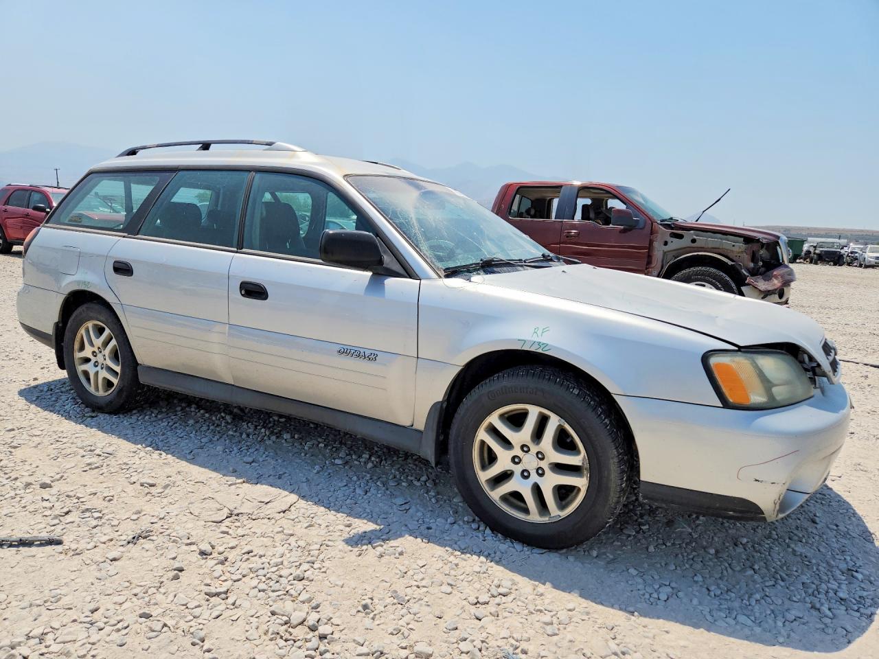 2004 Subaru Legacy Outback Awp Silver vin: 4S3BH675446626871