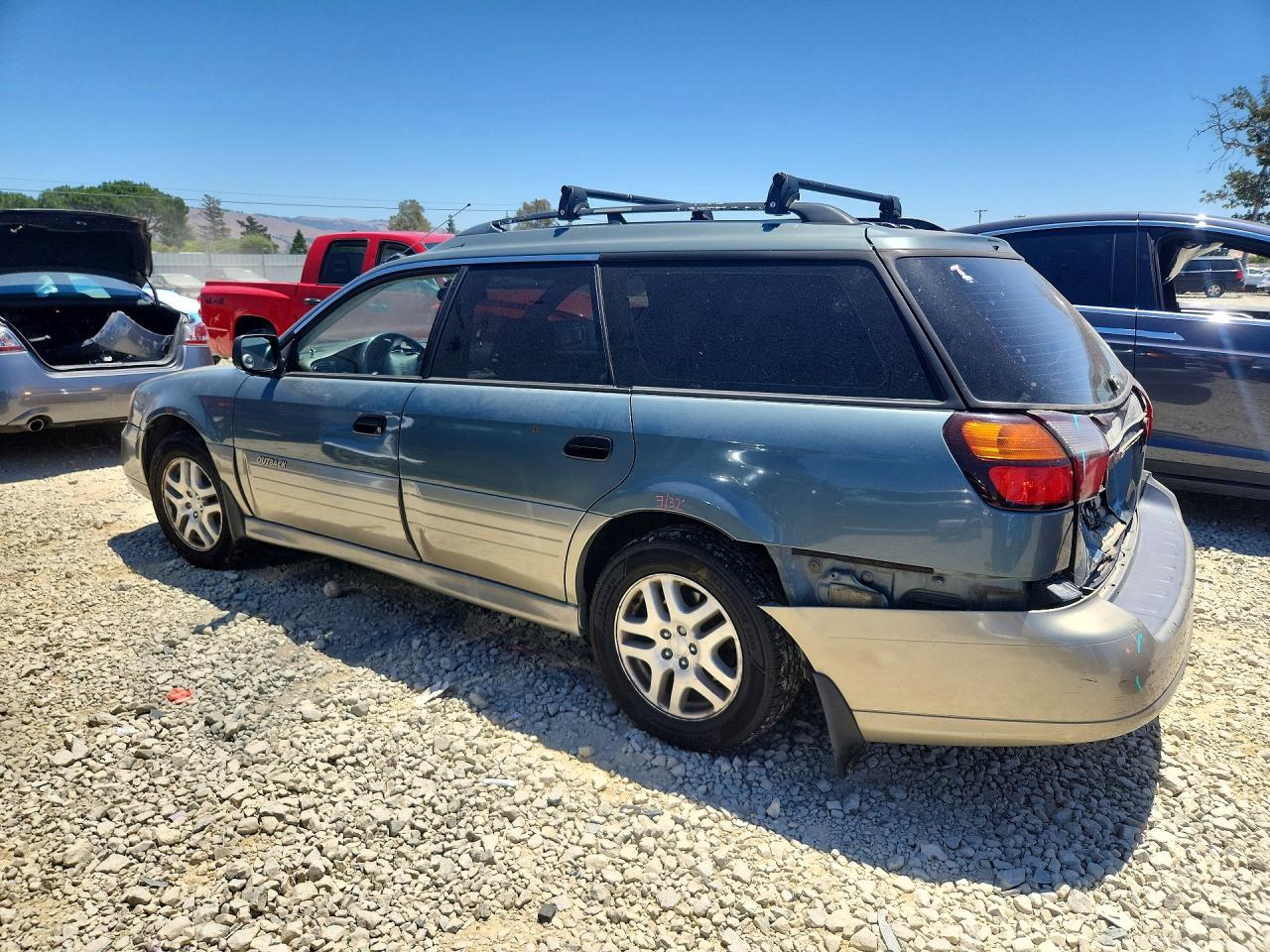 2000 Subaru Legacy Outback Awp Green vin: 4S3BH6754Y6668513