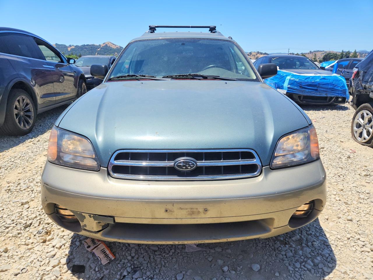 2000 Subaru Legacy Outback Awp Green vin: 4S3BH6754Y6668513