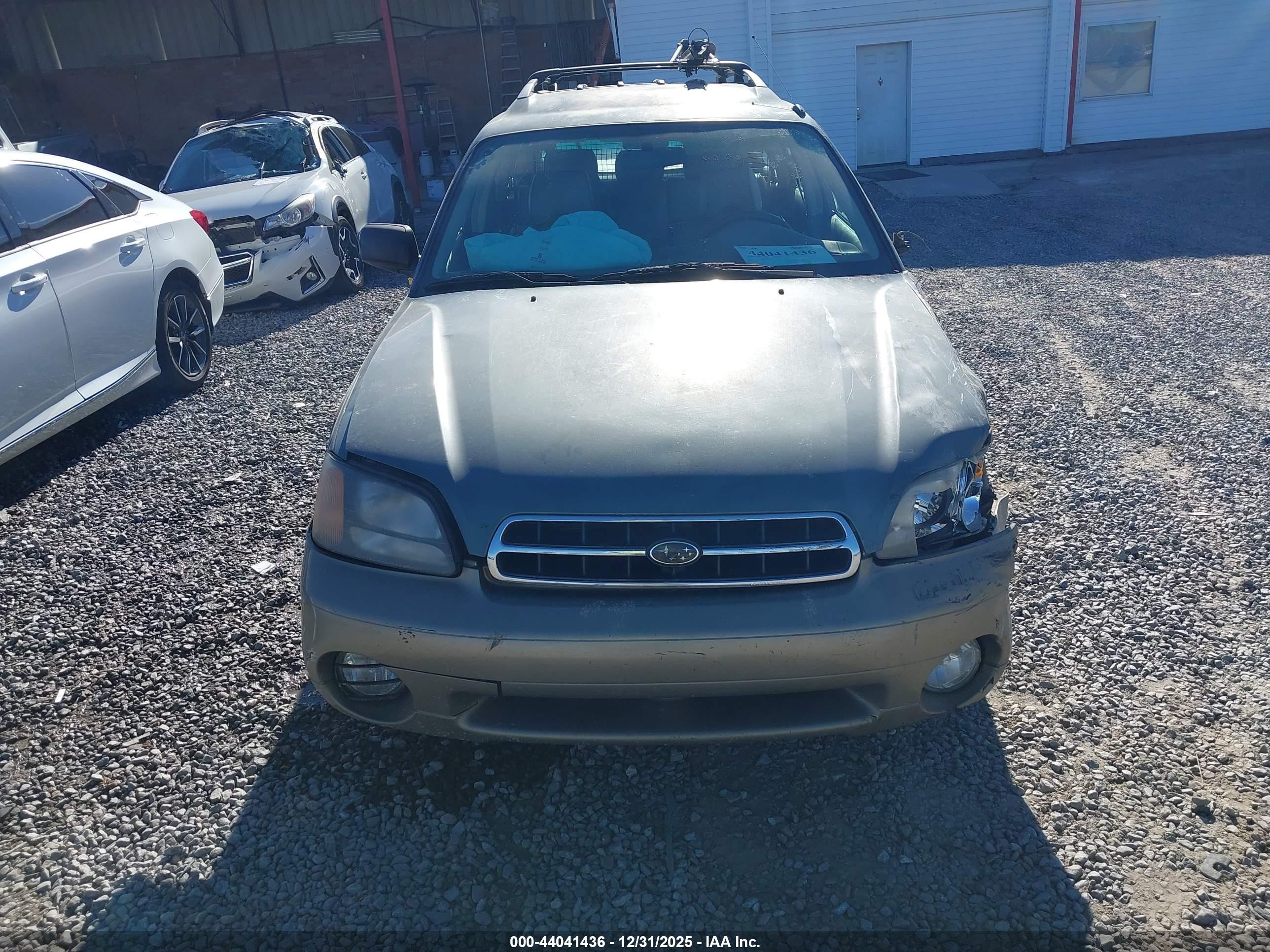 2000 Subaru Outback   Green vin: 4S3BH6754Y7654332