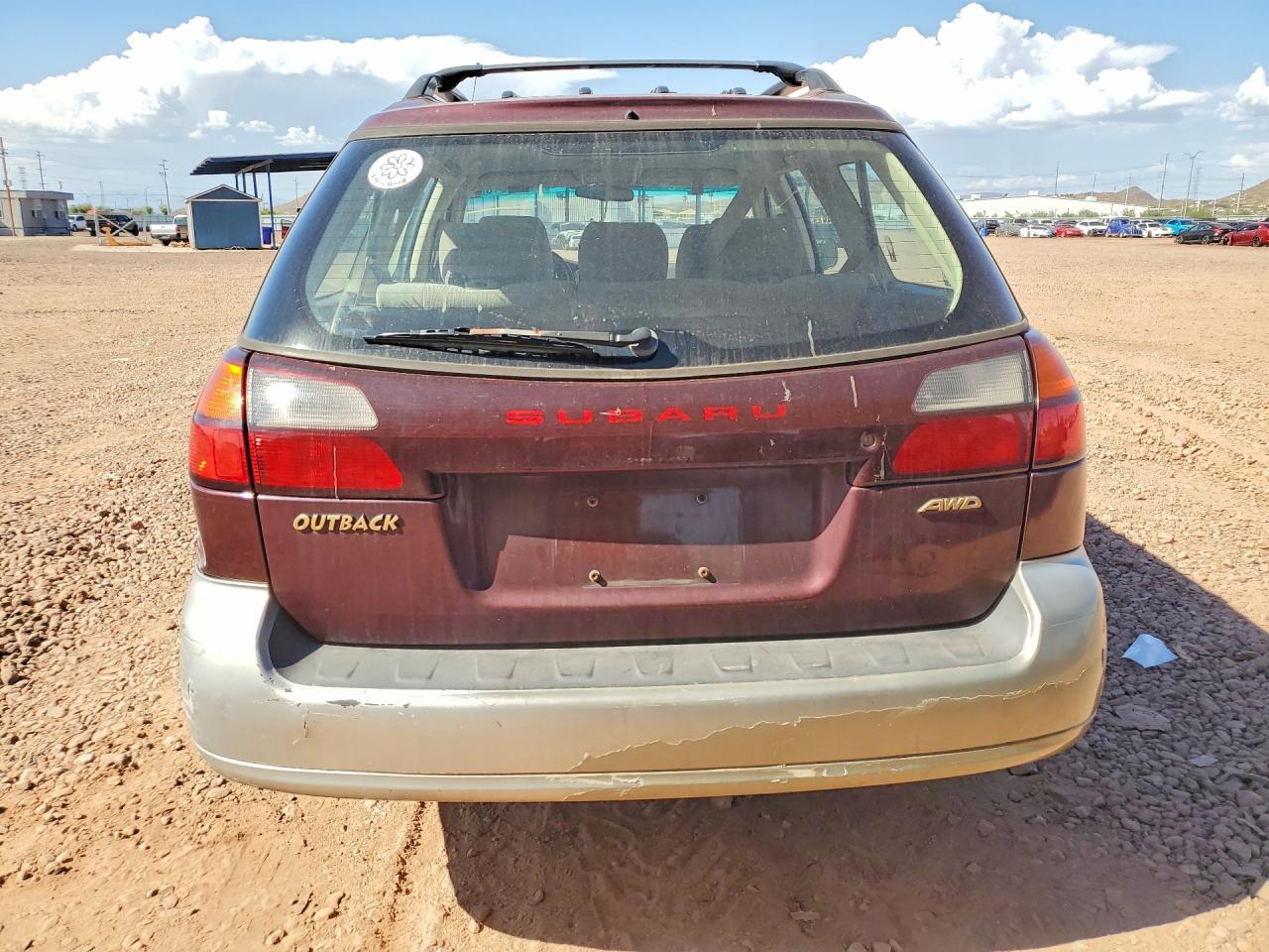 2000 Subaru Legacy Outback Awp Maroon vin: 4S3BH6754Y7655688