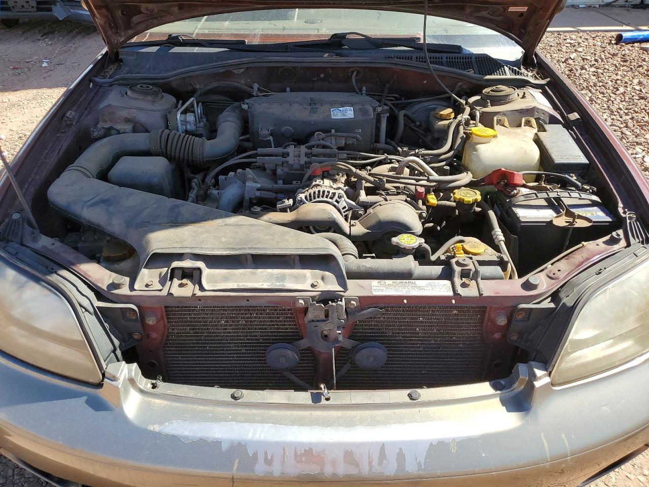 2000 Subaru Legacy Outback Awp Maroon vin: 4S3BH6754Y7655688