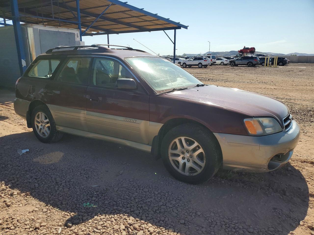 2000 Subaru Legacy Outback Awp Maroon vin: 4S3BH6754Y7655688