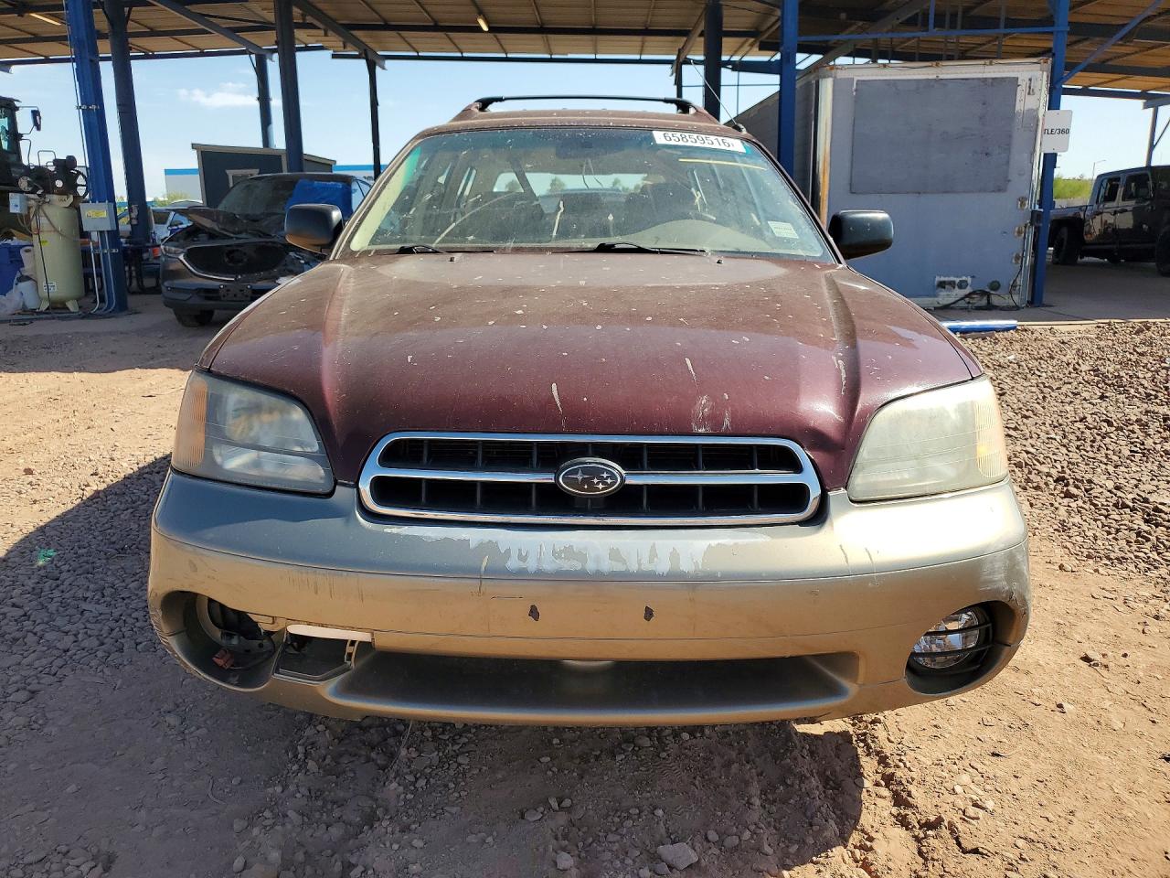 2000 Subaru Legacy Outback Awp Maroon vin: 4S3BH6754Y7655688