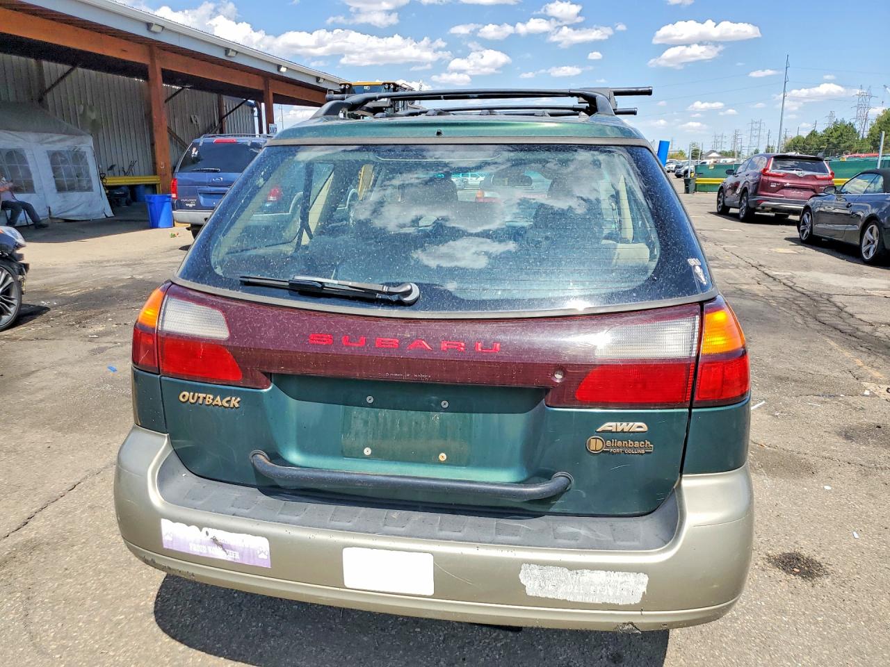 2001 Subaru Legacy Outback Awp Green vin: 4S3BH675517649064