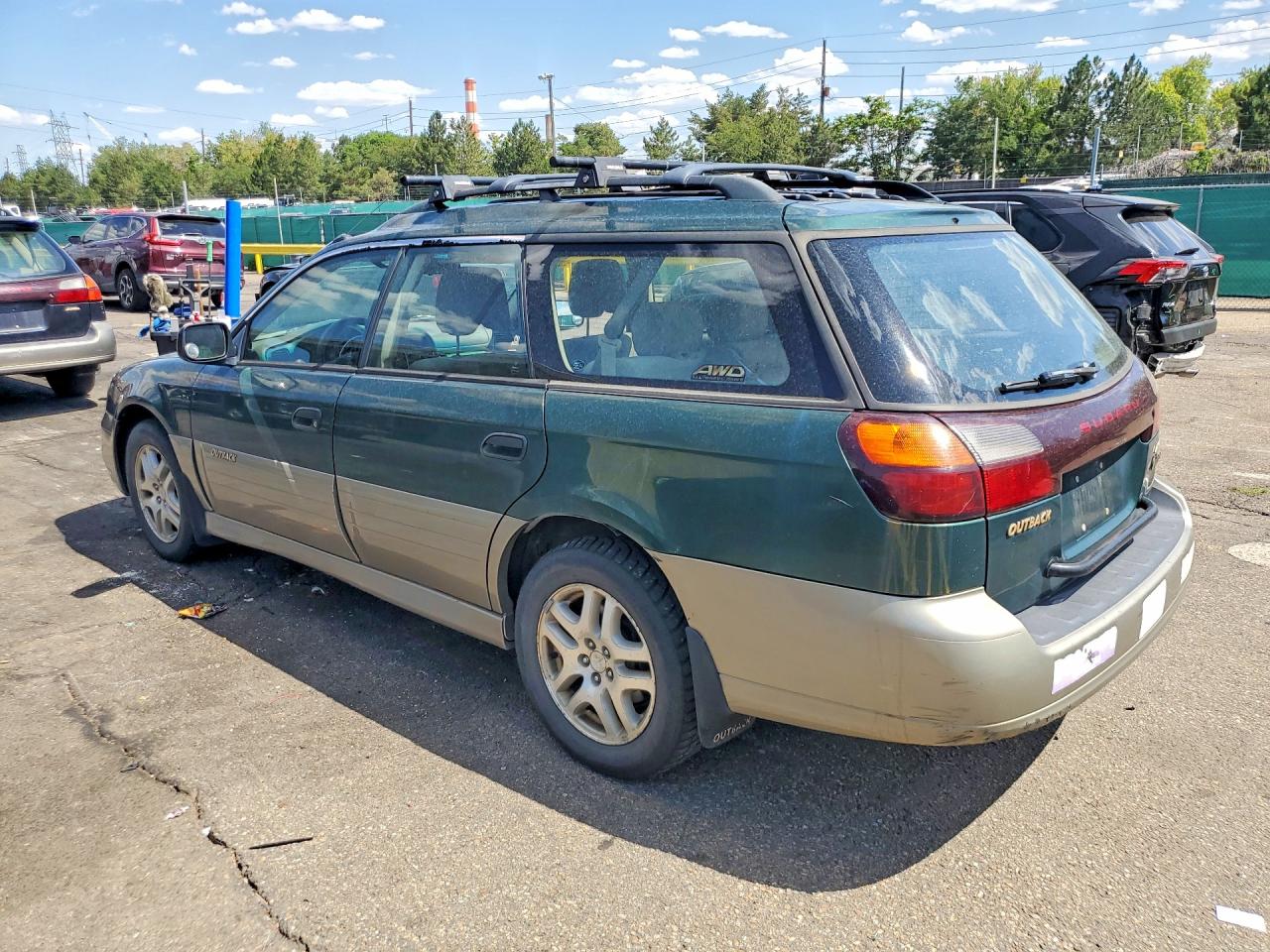 2001 Subaru Legacy Outback Awp Green vin: 4S3BH675517649064