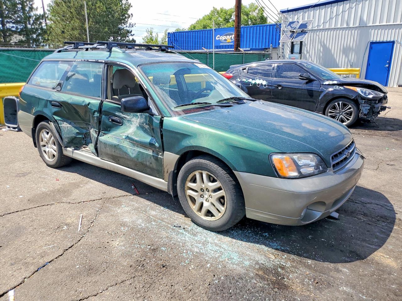 2001 Subaru Legacy Outback Awp Green vin: 4S3BH675517649064