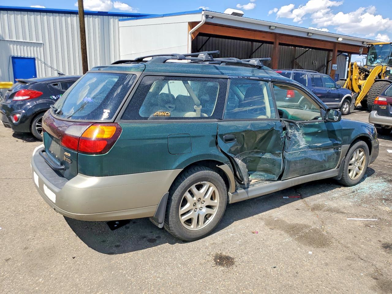 2001 Subaru Legacy Outback Awp Green vin: 4S3BH675517649064